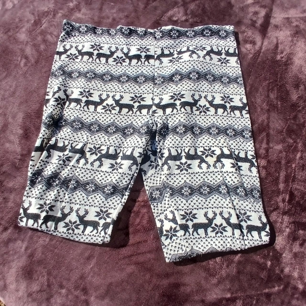 Faded Glory Large Deer Tights